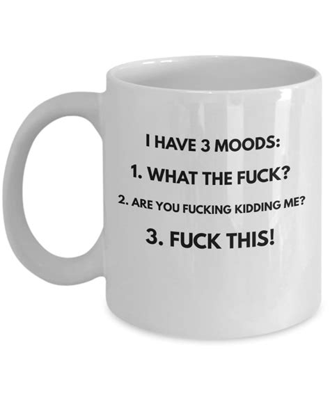 Fuck Mug Funny Fuck Off Coffee Mug Rude Inappropriate Tea Cup Funny Gift Idea Etsy