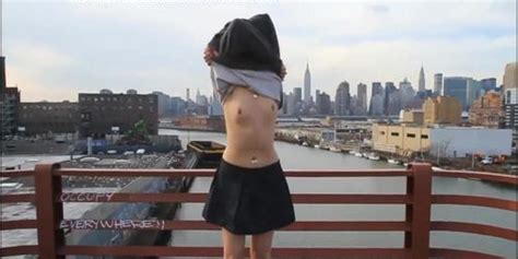 Naked Public Bridge Flashing Tnaflix