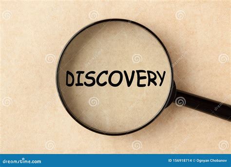 Discovery Search Magnifying Glass Stock Photo Image Of Magnifying