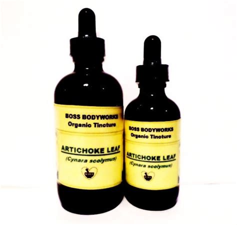 Organic Artichoke Leaf Tincture Cynara Scolymus Herbal
