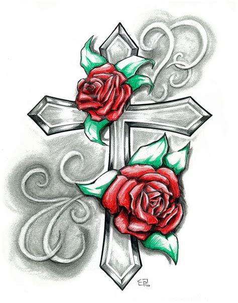 Rose Cross By Elguapo6 On Deviantart