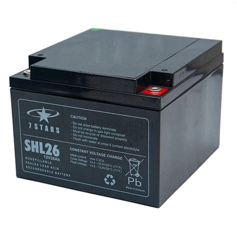 Аккумулятор гелевий 12V/26Ah AGM 7Stars SHL26 (12V/26Ah) (ID#2238859158 ...