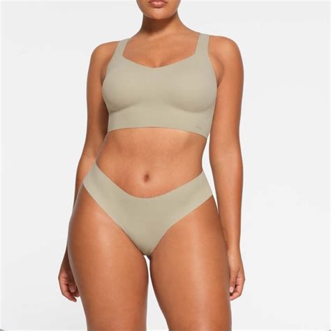Skims Intimates Sleepwear Skims Naked Plunge Longline Tank Bralette Bra Sold Out Poshmark
