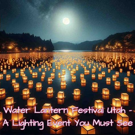 Water Lantern Festival Utah A Lighting Event You Must See Festival