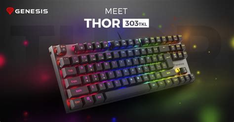 Klawiatura Genesis Thor Outemu Red Hot Swap Za Z W Rtv Euro Agd