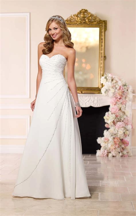 Diamante Beaded Wedding Dress Stella York Wedding Dresses