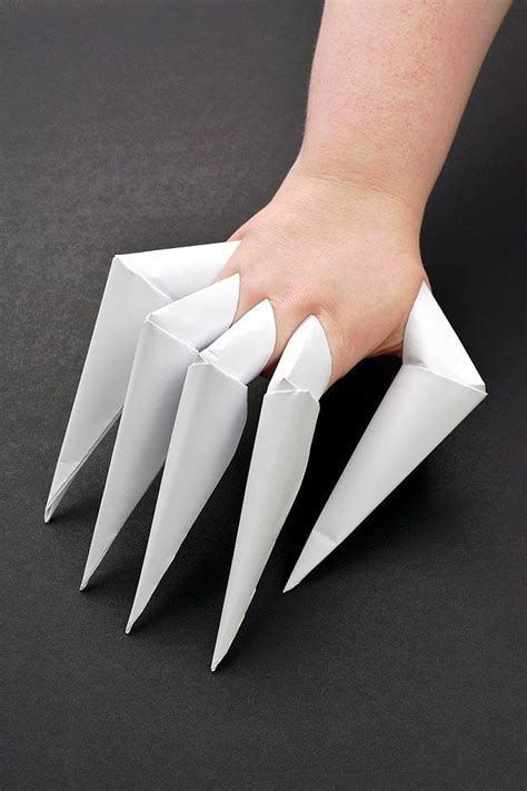 How To Make Paper Claws Paper Finger Claws