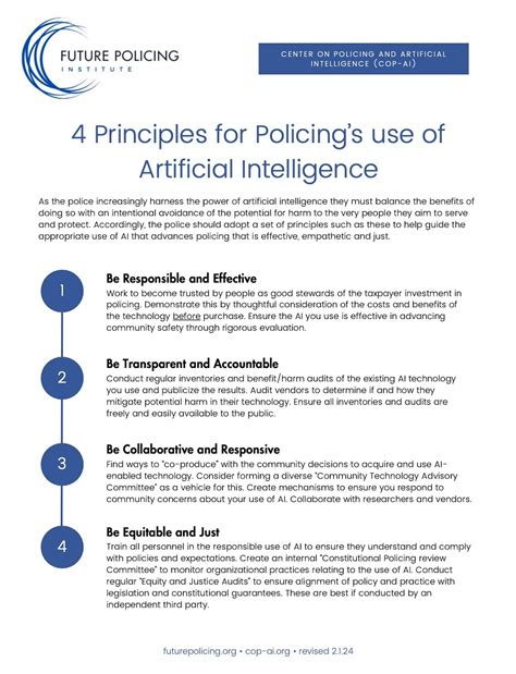 The 4 Key Principles Of Effective Law Enforcement Future Policing
