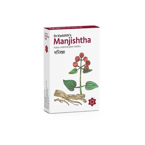 Buy Dr. Vasishths Manjishtha Tablet - Uses, Benefits & Dosage