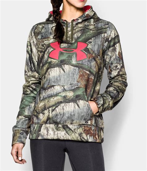 Under Armour Womens Camo Big Logo Hoodie Zonk Shop