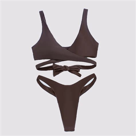 Sexy Women High Waist Beach Bikini Swimsuit Swimwear Swimwear