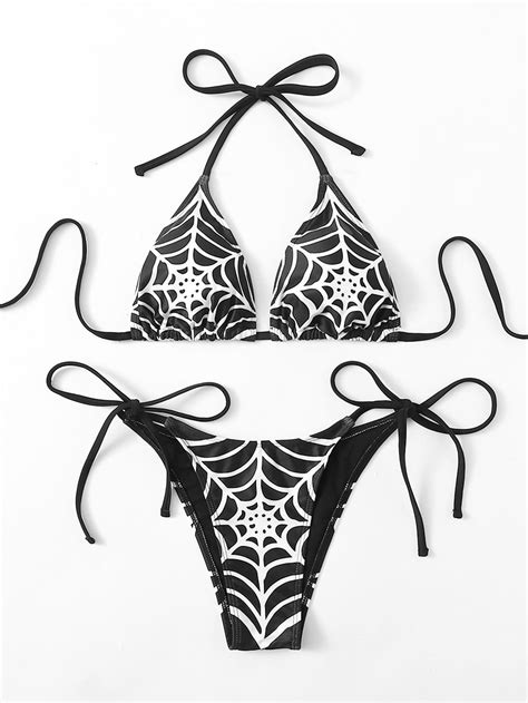 Mushroom Print Push Up Bikini Swimsuit Artofit