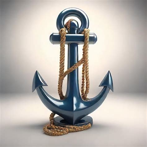 Anchor Isolated On White Background Ai Generated Premium Ai Generated