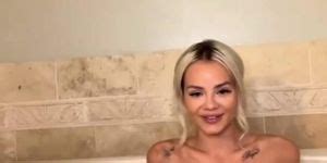 Onlyfans Live Blonde Big Boobs Bath Masturbation Tnaflix