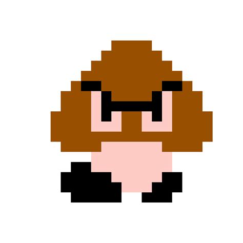 Pixilart - Goomba (Super Mario Bros. 1) by Geean