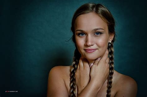 Smiling Ponytail Women Blonde Portrait Face HD Wallpaper Rare Gallery