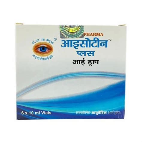 Isotine Plus Eye Drop, 10 ml at Rs 130/piece in Agra | ID: 2853724328891
