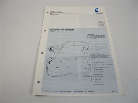Peugeot 406 2,0l 16V Bj. 1997 Eberspächer Hydronic B5WSC Einbau ...