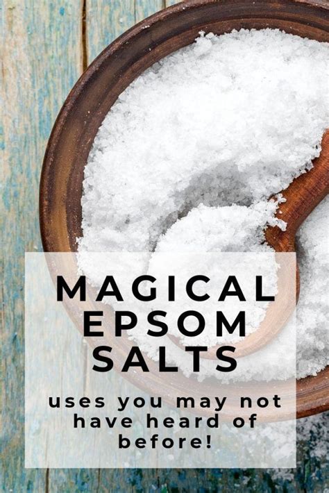 Uses Of Epsom Salts You May Not Have Heard Of Before The Health