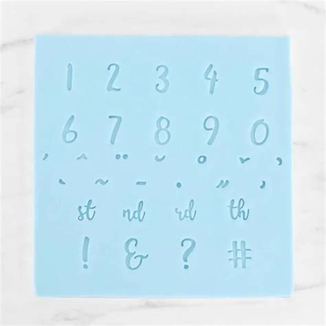 Fun Fonts Numbers and Specials Collection #1 | SugarCraftShop, Glasgow