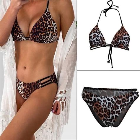 MAILLOT DE BAIN Maillot de bain bikini femme sexy à la mode fendue