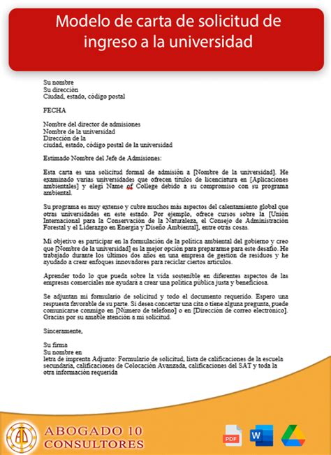 Arriba 70 Imagen Modelo De Carta De Admision Para Pos