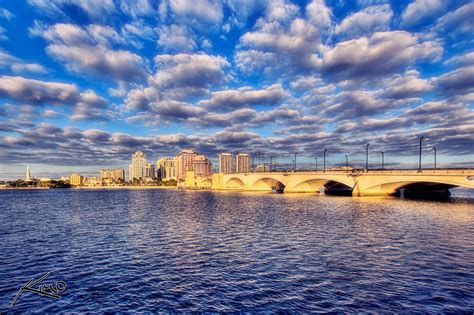 West Palm Beach Downtown Cityscape Hdr Photography By Captain Kimo