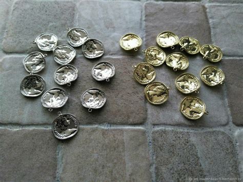 Подвески монетки купить в интернет-магазине Ярмарка Мастеров по цене 35 ...