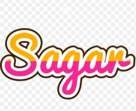 Sagar Name Logo