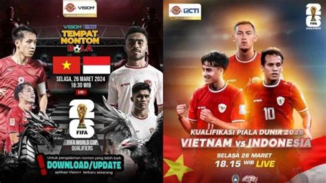 Link Live Streaming Vietnam VS Indonesia Leg 2 Di Hanoi Kick Off Jam