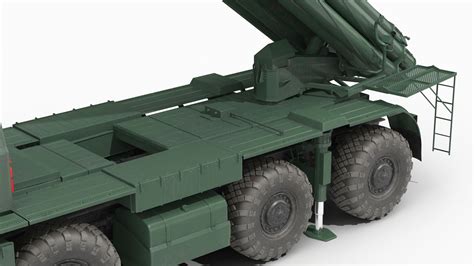 Multiple Rocket Launcher System Smerch 3D Model $149 - .obj .lxo .ma ...