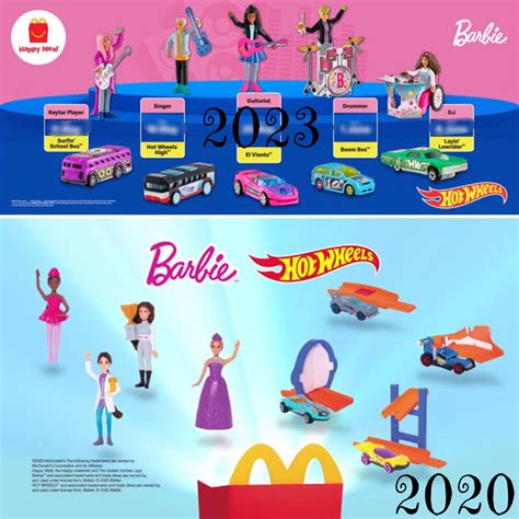 Jual Mainan Happy Meal Toys Mcd Barbie Hotwheels Hot Wheels Mcdonald Toy Baru New