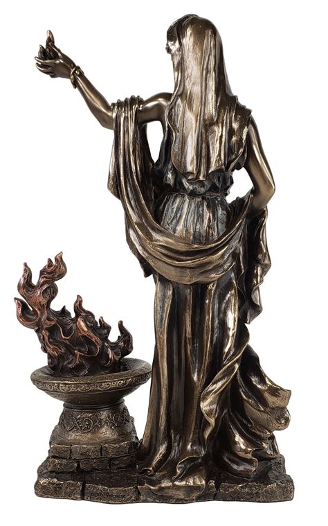 11 Hestia Greek Mythology Virgin Goddess Of Hearth And Home Bronze Fini