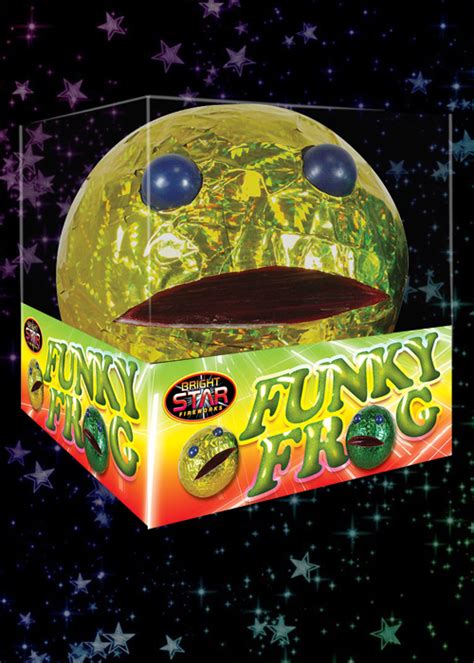 Funky Frog Fountain Firework 2240 Disc Struts Party Superstore