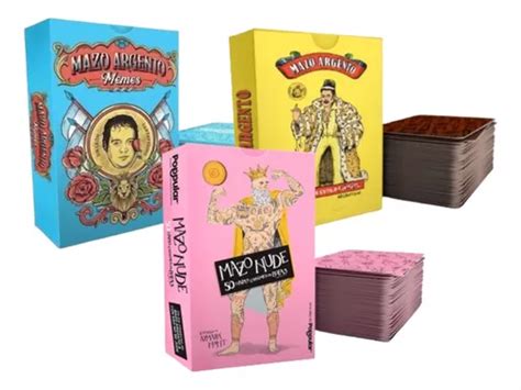 Combo Mazo Argento Memes Argento Nude Juego Previa Truco MercadoLibre