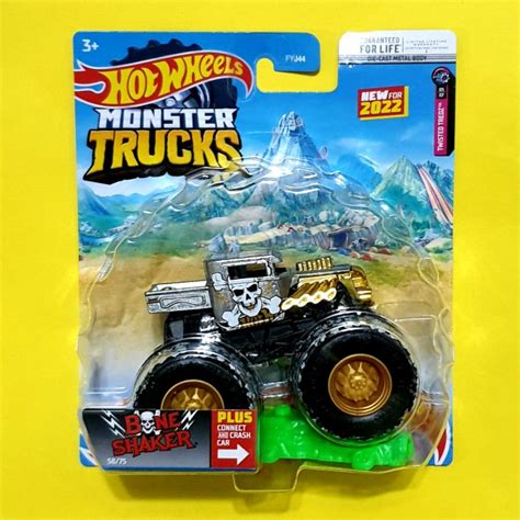 Hot Wheels Monster Truck Bone Shaker Shopee Malaysia