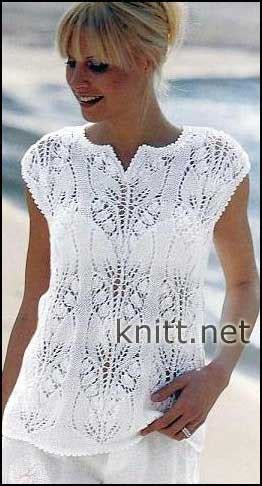 Ажурная кофта (топ)