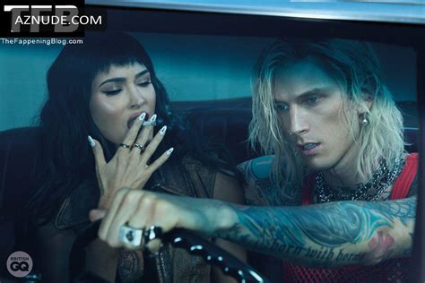 Megan Fox Sexy Poses Half Naked Showing Off Her Hot Tits And Legs In A Photoshoot For Gq