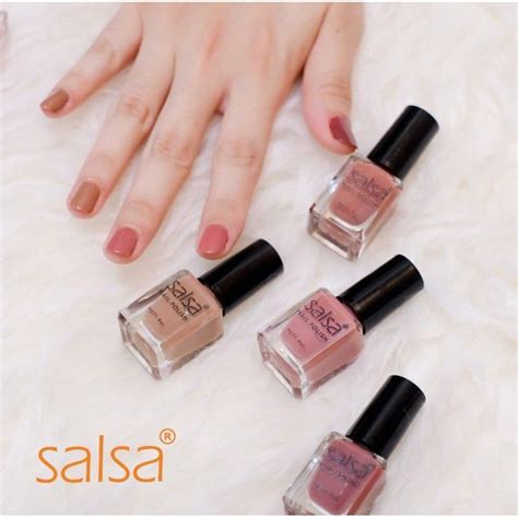 Jual Salsa Nude Series Kutek Cat Kuku Salsa Ml Set Pcs Shopee Indonesia