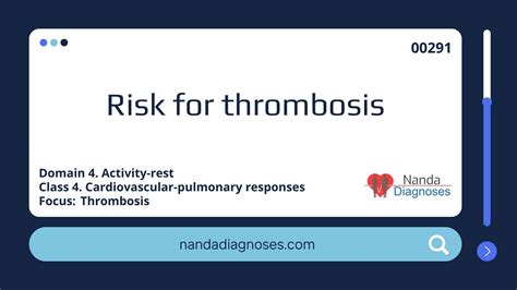 Nursing Diagnosis Risk For Thrombosis