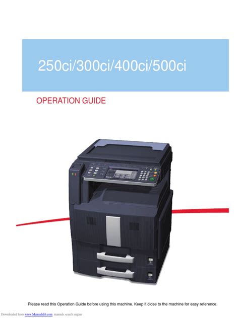 Taskalfa 250ci | PDF | Fax | Ac Power Plugs And Sockets