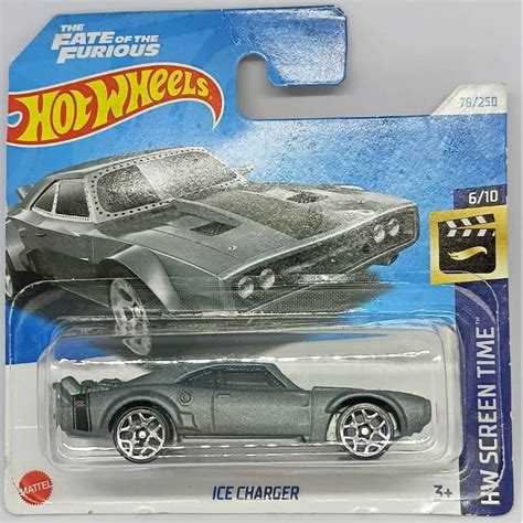 Hot Wheels Short Card Hw Screen Time Ice Charger New