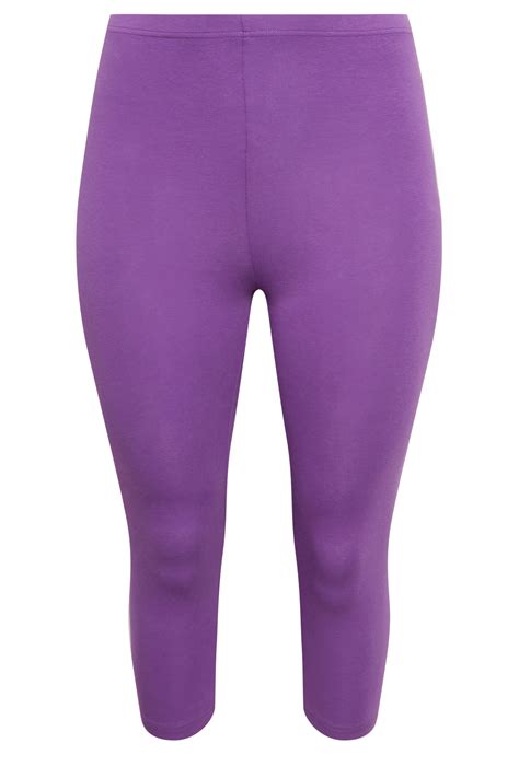 Yours Leggings Capri Violeta Yours Clothing