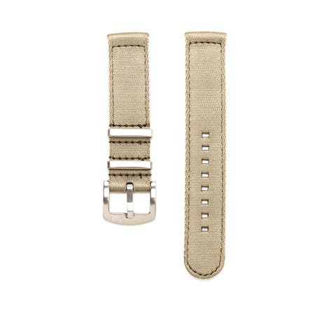 WB Original Two Piece Nylon Watch Strap Khaki CHROONOO