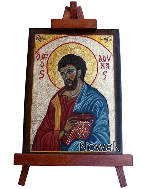 Ikony Sakralne Św Łukasz Ewangelista