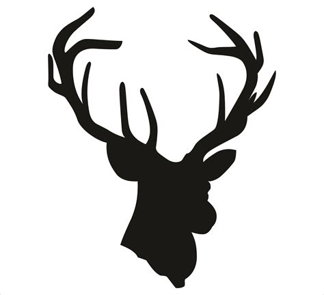 Buck Head Outline Clipart Best