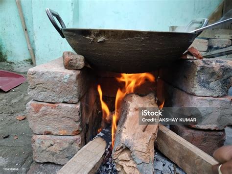 Indian Village Cooking Stock Photo Download Image Now Domestic