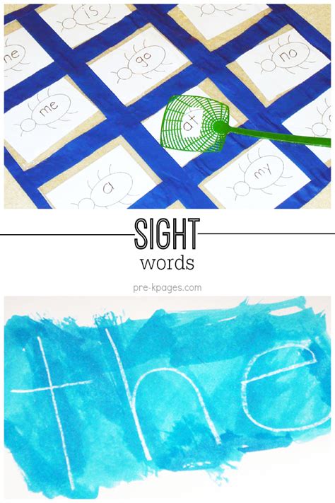teach sight words