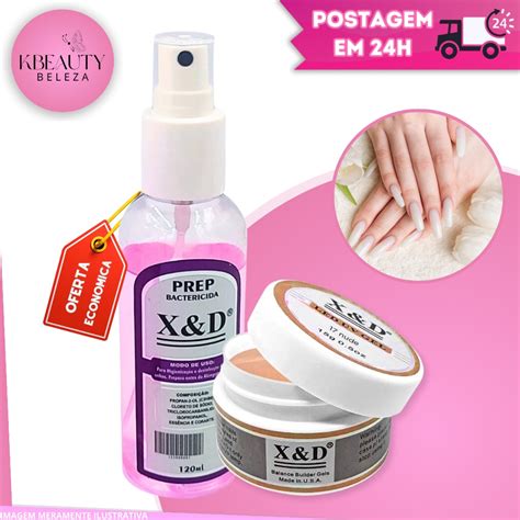 Kit Prep De Ml Gel Nude Para Alongamento De Unhas Shopee Brasil
