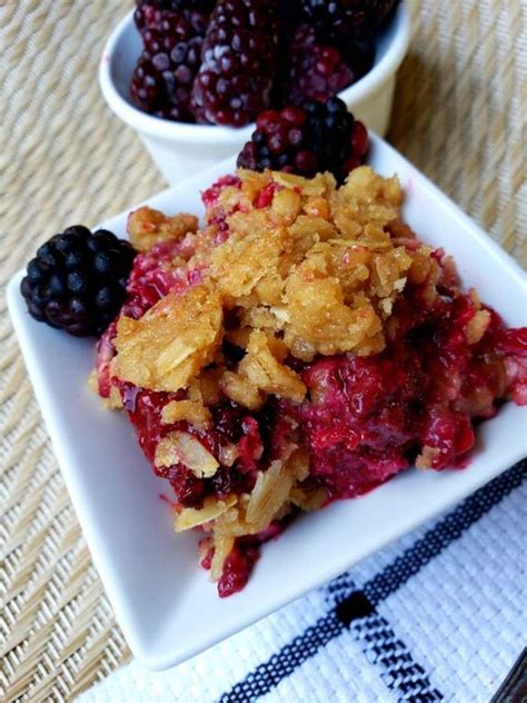 Blackberry Crisp Recipe